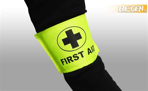 Re Gen First Aid Aider Responder Home Office Workplace Armband Id