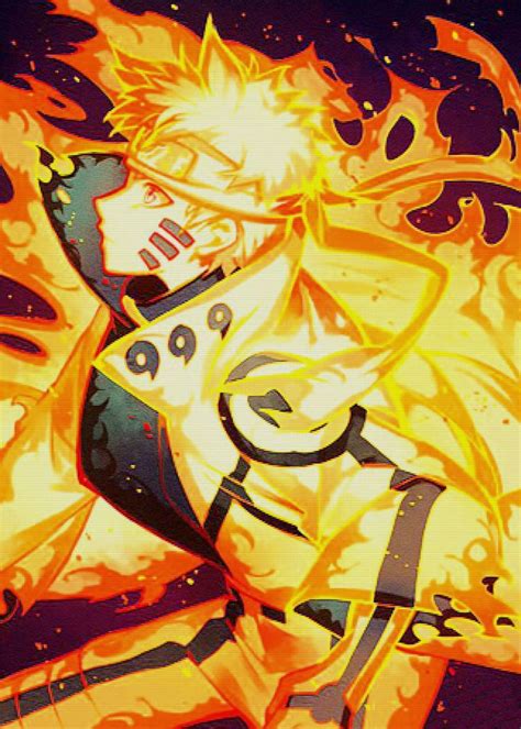 Naruto Sp Anime And Manga Poster Print Metal Posters Displate