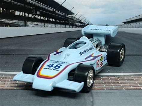Vintage 75 Indianapolis 500 Winner Bobby Unser Jorgenson Eagle Race Car