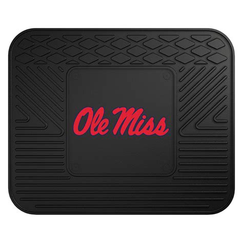 Fanmats® 11779 University Of Mississippi Ole Miss 2nd Row Black