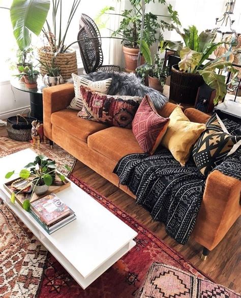 20 Delicate Bohemian Sofa Living Room Design Ideas To Have Boho