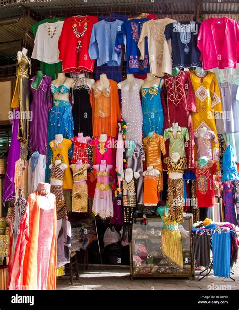 The Dress Shop In Khan El Khalili Bazaar In Old Cairo Stock Photo Alamy