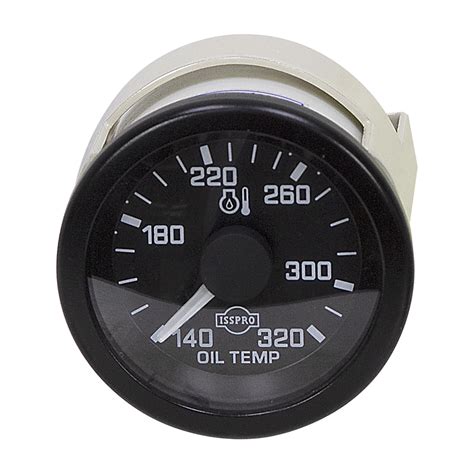 24 Volt Dc Oil Temperature Gauge 140 320 Degrees With Sensor And