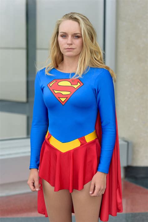 Supergirl Cosplay Girl Superhero Star Spangled Supergirl Kara Cheer