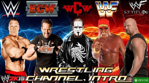 Wrestling Channel Intro Wwe Wwf Attitude Era Wwf Legends Wcw Ecw