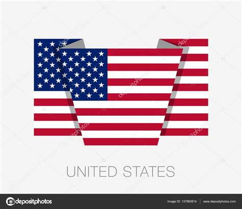 Flag Of United States Of America American Flag Flat Icon Waver ⬇