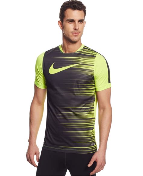 Nike Dri Fit Gpx Flash T Shirt In Yellow For Men Lyst
