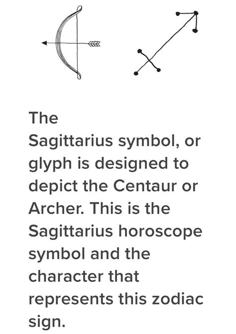 Sagittarius Symbol And Astrology Sign Glyph