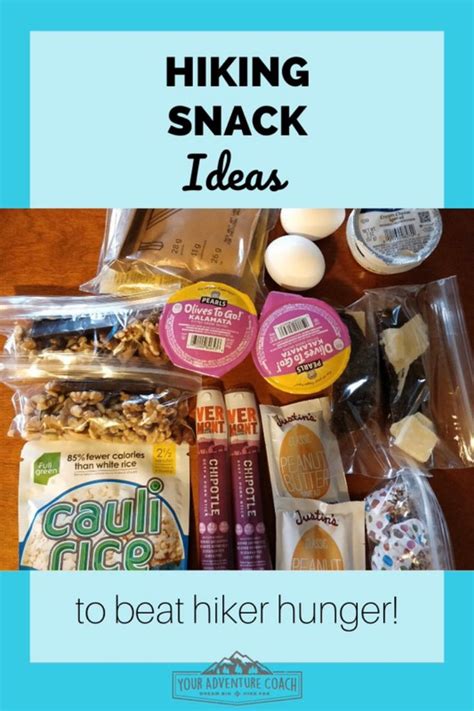 10 easy hiking snacks your adventure coach [video] hiking snacks hiking food trail food