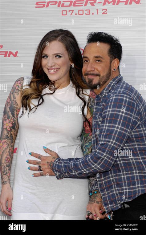 June 29 2012 Hollywood California Us Rochelle Karidis And Aj Mclean During The