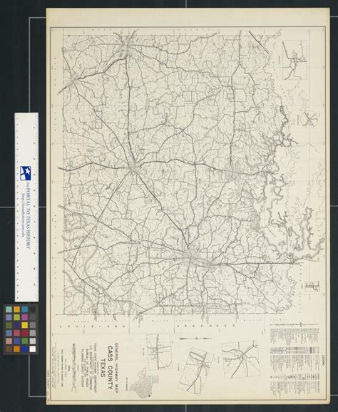 General Highway Map Cass County Texas Side 1 Of 2 The Portal To