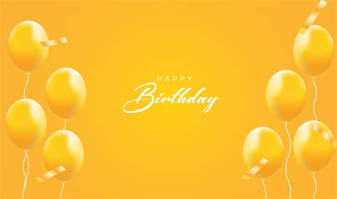 717 Happy Birthday Yellow Background Picture Myweb