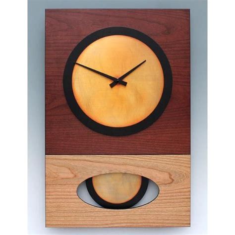 Leonie Lacouette Two Tone Cherry Walid Pendulum Clock Artistic Artisan