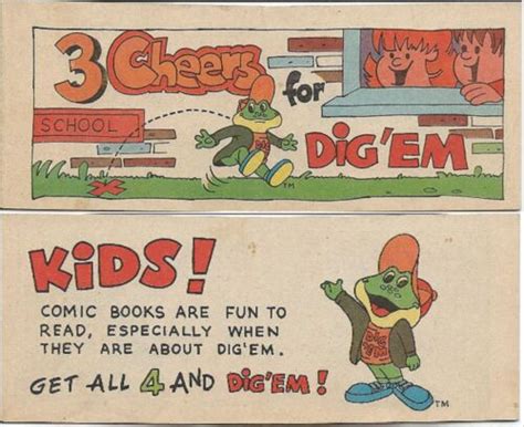 kelloggs sugar smacks cereal 1973 giveaway promo mini comic 3 cheers for dig em ebay