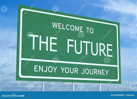 Welcome To The Future Concept Stock Illustration Illustration Of