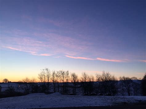 Beautiful Clear Dawn Sky Over Banton Playground