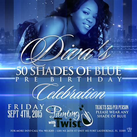 Divas 50 Shades Of Blue Pre Birthday Celebration