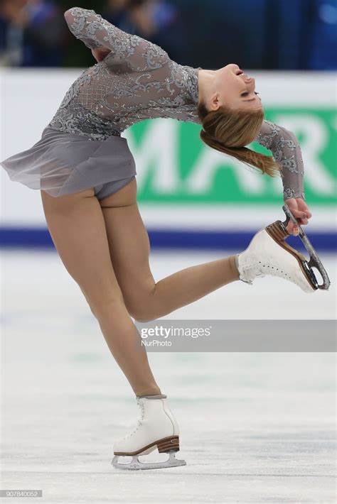 Figure Skater Maria Sotskova Of Russia Performs During The Ladies Figure Skating Dresses