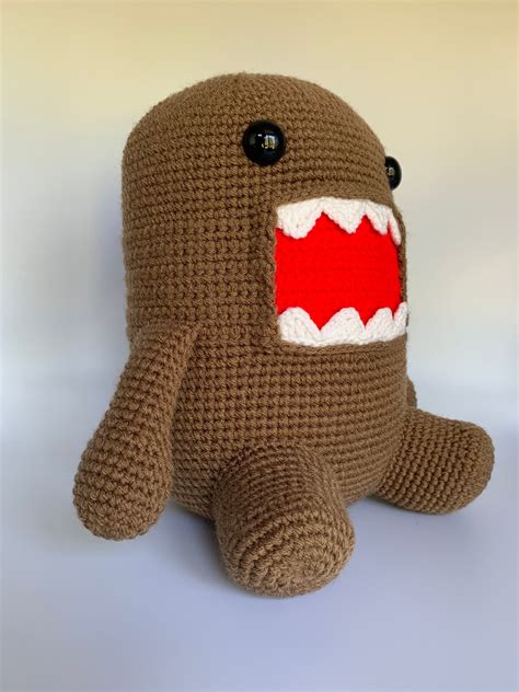 Crochet Pattern Domo Kun Inspired Plushy Etsy