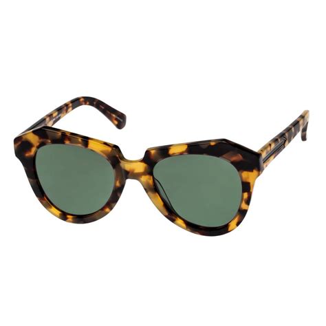 Karen Walker Number One Sunglasses Black Crazy Tortoiseshell