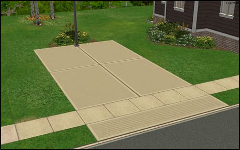 Mod The Sims Driveway Sidewalk Match Recolor
