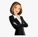 Woman Clipart Images Png - Business Woman Cartoon Png , Free ...