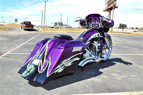 Custom Harley Davidson Baggers For Sale Down Out Bagger