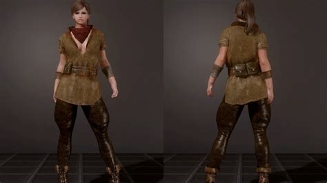 【skyrim Se】barkeeper Hdt Smp Outfit Tre Maga