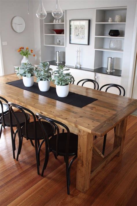 We found 10 rustic dining tables that. 7 Wooden Dining Room Tables That Steals The Show | dining room tables,dining roo… | Rustic ...