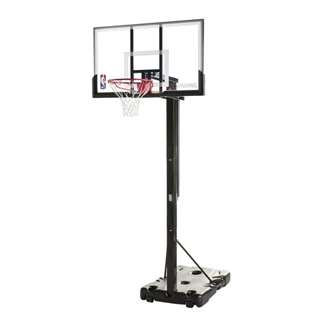 Spalding Nba 54 Portable Screw Jack Basketball Hoop With Polycarbonate