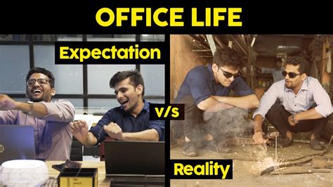 Office Life Expectations Vs Reality Funcho Youtube