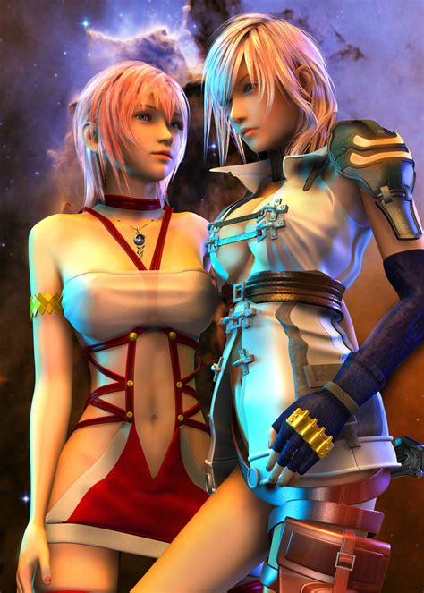 Final Fantasy Xiii Final Fantasy Xiii 2 One Universe Lightning And
