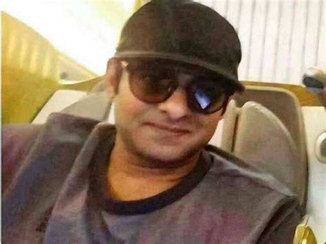 First Clean Shaven Picture Of Prabhas