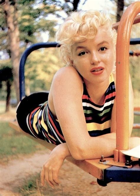 Themarilynmonroefanatic — Marilyn Monroe On A Long Island Playground In