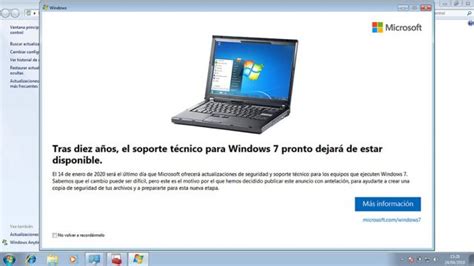 Tras Diez Años El Soporte Técnico Para Windows 7 Finaliza En 2020