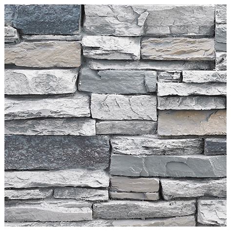 Deep Stacked Stone Design Wall Panel Sample Aspen