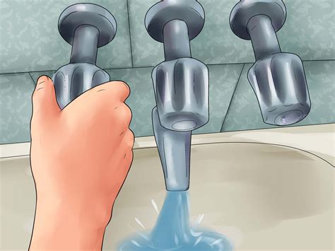 It shot off the wall and water constantly pours out where the handles go. 2 Easy Ways to Change a Bathtub Faucet (with Pictures)