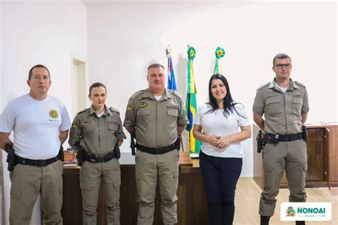 Prefeita De Nonoai Realizou Reunião Com O Comando Da Brigada Militar Cpz Notícias