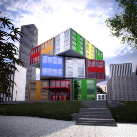 The Rubiks Cube Byarcheye Architects Concept Architecture House