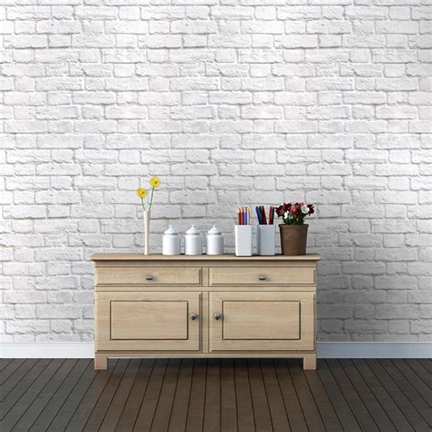 47 White Brick Wallpaper For Kitchen On Wallpapersafari