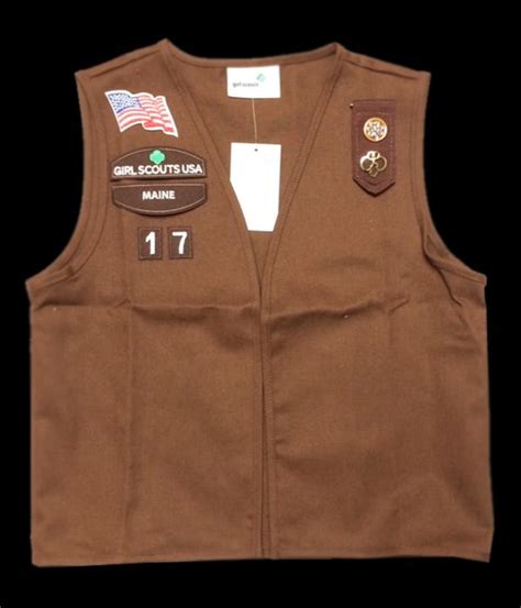 Official Brownie Vest Brownie Vest Girl Scout Brownie Vest Girl