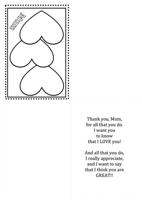 20+ more printable card templates from mescards.com. Free Mother's Day card printable templates