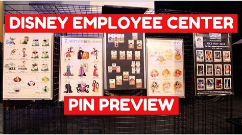 Disney Employee Center Pin Preview Disney Fairytails Youtube
