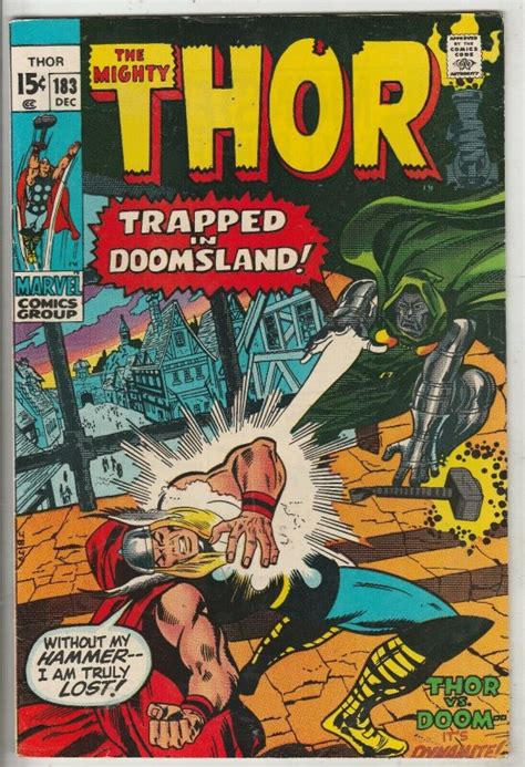 Thor The Mighty 183 Strict Vfnm High Grade Battle Dr Doom Vs Thor
