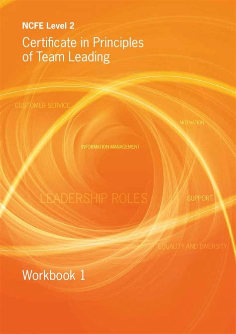 Pdf Ncfe Level 2 Certificate In Principles Of Team Leading · Pdf