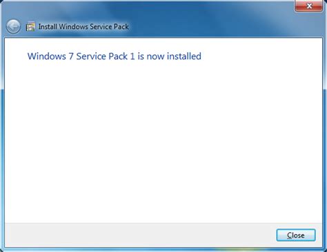 Downloading And Installing Windows 7 Service Pack One