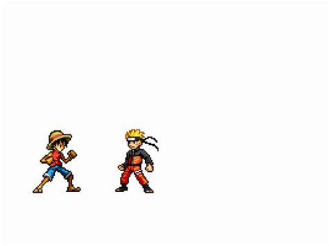 Konsep Penting Naruto Pixel Animation Fight Ilustrasi Karakter