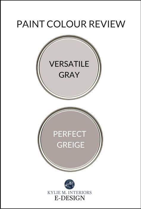 Sherwin Williams Versatile Gray And Perfect Greige Paint Color Review