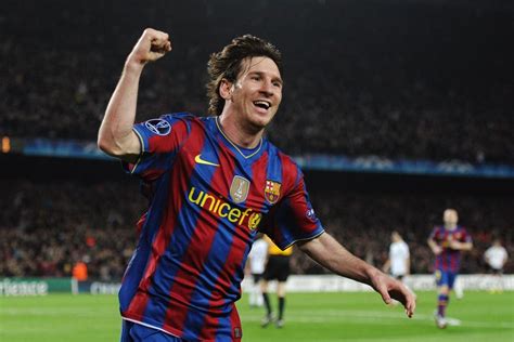 on this day lionel messi scores four as barcelona thrash arsenal in 2010 london evening