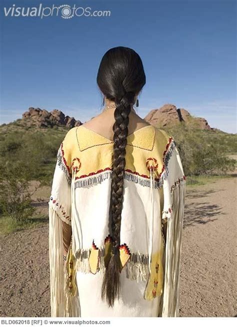 Long Braid Native American Hair Native American Women Native